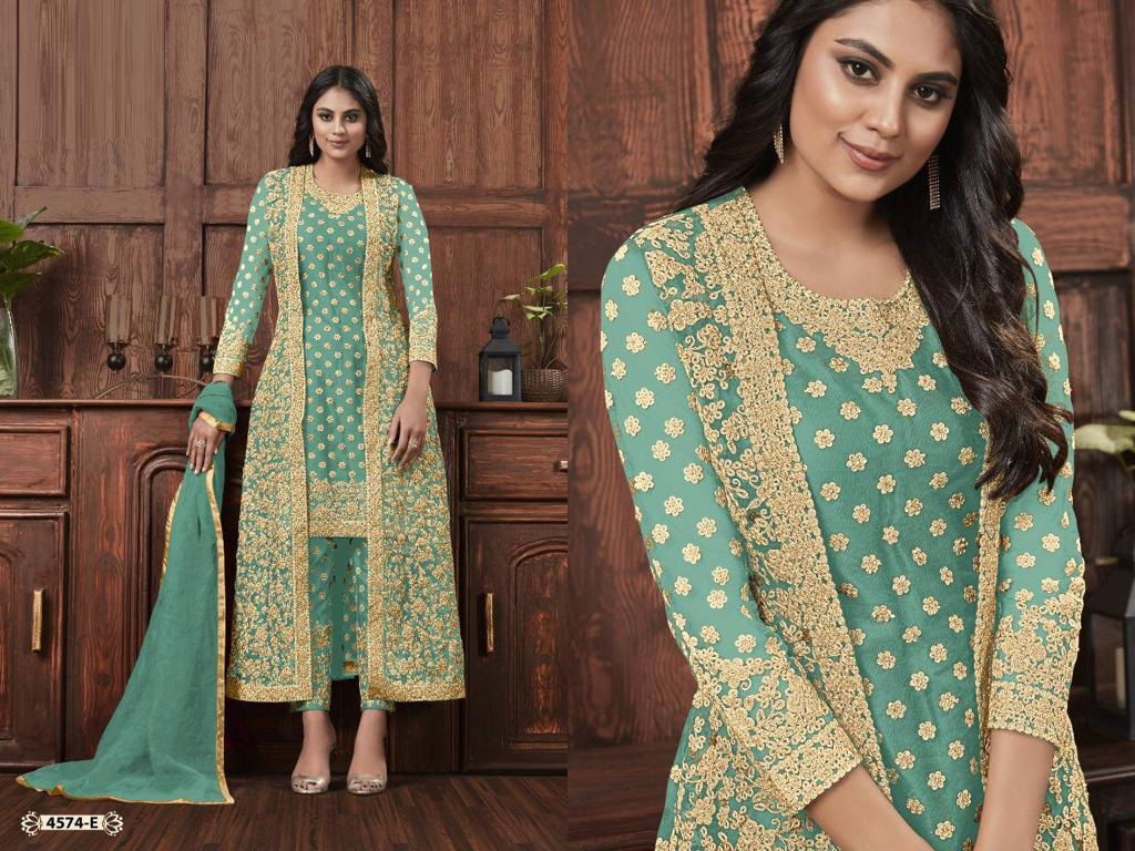 4574 Master Color Designer Salwar Suits Catalog
